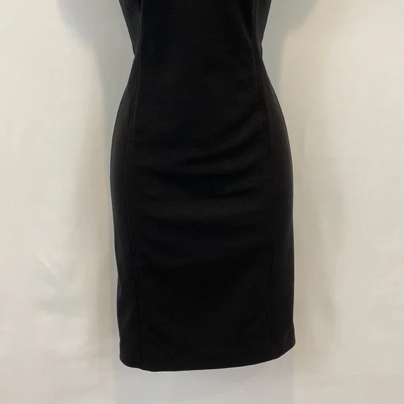 Banana Republic Bodycon sleeveless Little Black Dress in size SP PS Petite Small - Picture 4 of 11